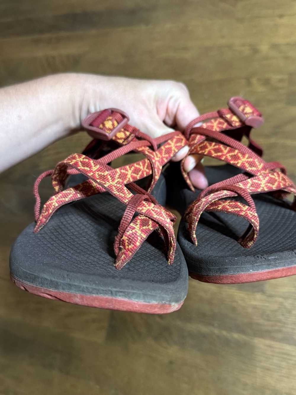 Chaco Red Sandals - Picture 4 of 4